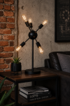 Lampa Sputnik industrialna 6 bulbs czarna  - Inart 3