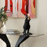 Lampa stołowa Animal Kangaroo czarna 46cm - Kare Design 8