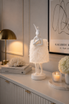 Lampa stołowa Animal Rabbit biała futerkowa 50 cm - Kare Design 3