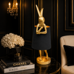 Lampa stołowa Animal Rabbit czarna 68cm - Kare Design 2
