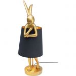 Lampa stołowa Animal Rabbit czarna 68cm - Kare Design 1
