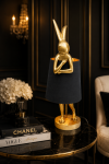 Lampa stołowa Animal Rabbit czarna 68cm - Kare Design 3