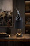 Lampa stołowa Animal Rabbit czarna matowa 50 cm - Kare Design 3