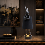 Lampa stołowa Animal Rabbit czarna matowa 50 cm - Kare Design 2