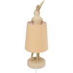 Lampa stołowa Animal Rabbit peach 50 cm - Kare Design 4