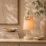 Lampa stołowa Animal Rabbit peach 50 cm - Kare Design 2