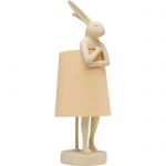 Lampa stołowa Animal Rabbit peach 50 cm - Kare Design 3