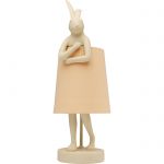Lampa stołowa Animal Rabbit peach 50 cm - Kare Design 1