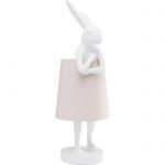 Lampa stołowa Animal Rabbit różowa 68 cm - Kare Design 2
