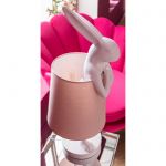 Lampa stołowa Animal Rabbit różowa 68 cm - Kare Design 6