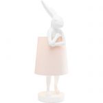 Lampa stołowa Animal Rabbit różowa 68 cm - Kare Design 3