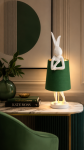 Lampa stołowa Animal Rabbit zielona 68cm - Kare Design 3