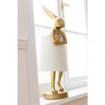 Lampa stołowa Animal Rabbit złota 68cm - Kare Design 8