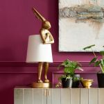 Lampa stołowa Animal Rabbit złota 88cm - Kare Design 6