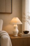 Lampa stołowa ceramiczna Japandi 3