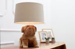 Lampa stołowa Dog drewniana  - Invicta Interior 5