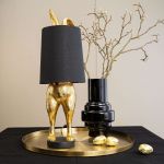 Lampa stołowa Hiding Bunny czarna - Werner Voss 3