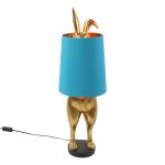 Lampa stołowa Hiding Bunny turkusowa 1