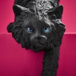 Lampa stołowa Kot Chichi czarny  2