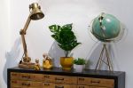 Lampa stołowa Manhattan Loft drewniana - Item International 2