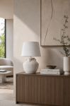 Lampa stołowa Mediterranean biała 50 cm 3