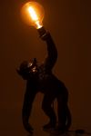 Lampa stołowa Monkey czarna 60 cm 4