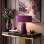 Lampa stołowa Mushroom fioletowa - Kare Design 2