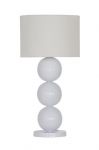 Lampa stołowa Pearl white - Item International 1