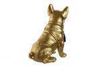 Lampa stołowa pies French Bulldog złota - Item International 2