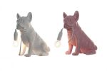 Lampa stołowa pies pastelowy French Bulldog - Item International 2