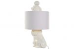Lampa stołowa Pudel siedzący biała  - Item International 3
