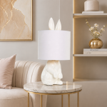 Lampa stołowa Rabbit biała - Item International 2
