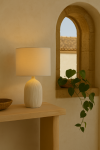 Lampa stołowa Santorini ceramiczna - Item International 4