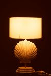 Lampa stołowa Shell biała 3