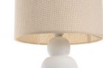 Lampa stołowa Soft Stones biała - Item International 4
