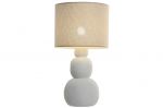 Lampa stołowa Soft Stones biała - Item International 3