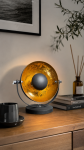Lampa stołowa Spot Studio czarna & złota - Invicta Interior
