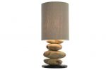 Lampa stołowa Woodland stone drewniana - Item International 5
