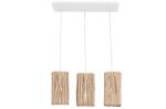Lampa sufitowa 3 drewniana z eukaliptusa - Item International 1