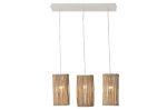 Lampa sufitowa 3 drewniana z eukaliptusa - Item International 2