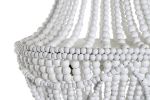 Lampa sufitowa Boho z drewnianymi perłami 78 cm  - Item International 2