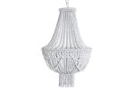 Lampa sufitowa Boho z drewnianymi perłami 78 cm  1