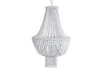 Lampa sufitowa Boho z drewnianymi perłami 78 cm  - Item International 1