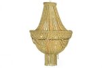 Lampa sufitowa Boho z drewnianymi perłami natur 73 cm 2