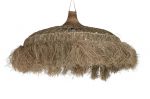Lampa sufitowa boho z włókien naturalnych 100 cm - Light & Living 3