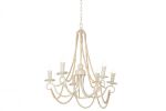 Lampa sufitowa Celebrate kandelabr z drewnianymi perłami - Item International 2