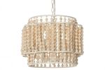 Lampa sufitowa Celebrate simple z drewnianymi perłami - Item International 1