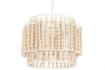 Lampa sufitowa Celebrate simple z drewnianymi perłami - Item International 2