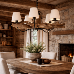 Lampa sufitowa drewniana Gałęzie 90 cm 2