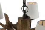 Lampa sufitowa drewniana Gałęzie 90 cm 4
